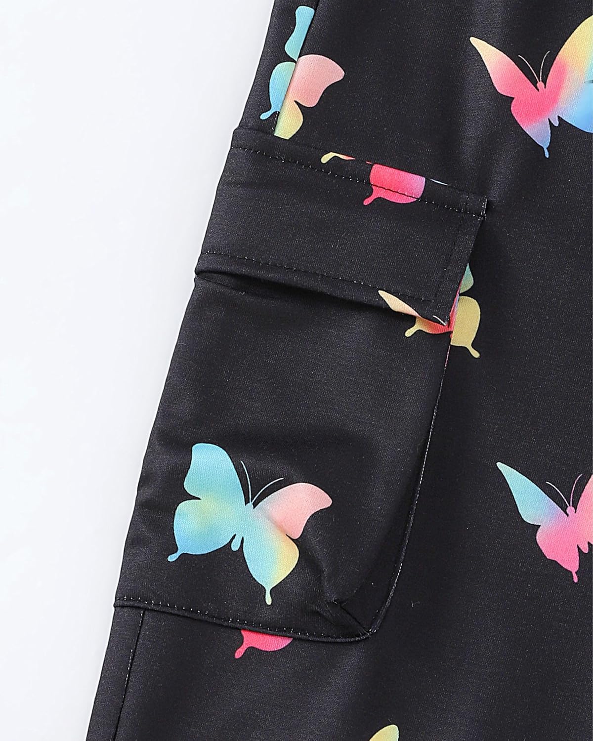 Girls 3 Piece Outfits Girl Workout Clothes Set Crop Tank Top and Sweatpants with Tracksuit Long Sleeve Hoodie 7-14Y - Image 7