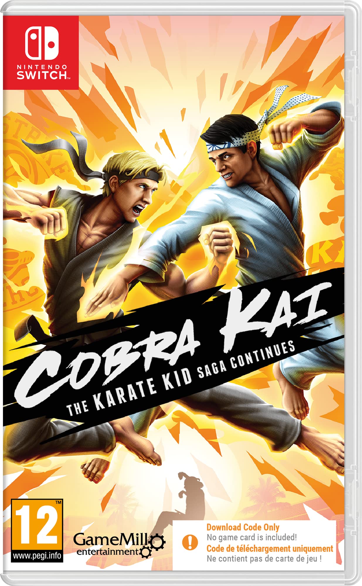 Cobra Kai the Karate Kid Saga Continues Nintendo Switch Code in Box NEW & SEALED