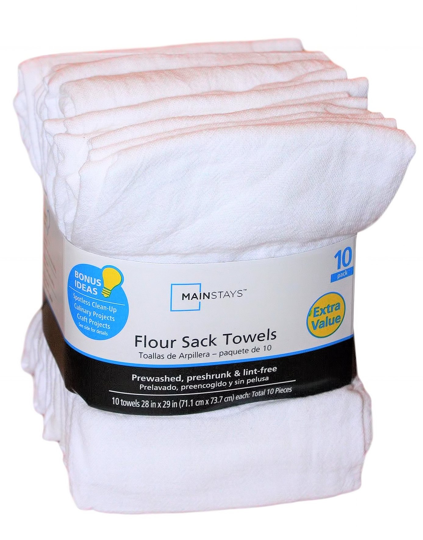 Mainstays Flour Towels 10 Pack