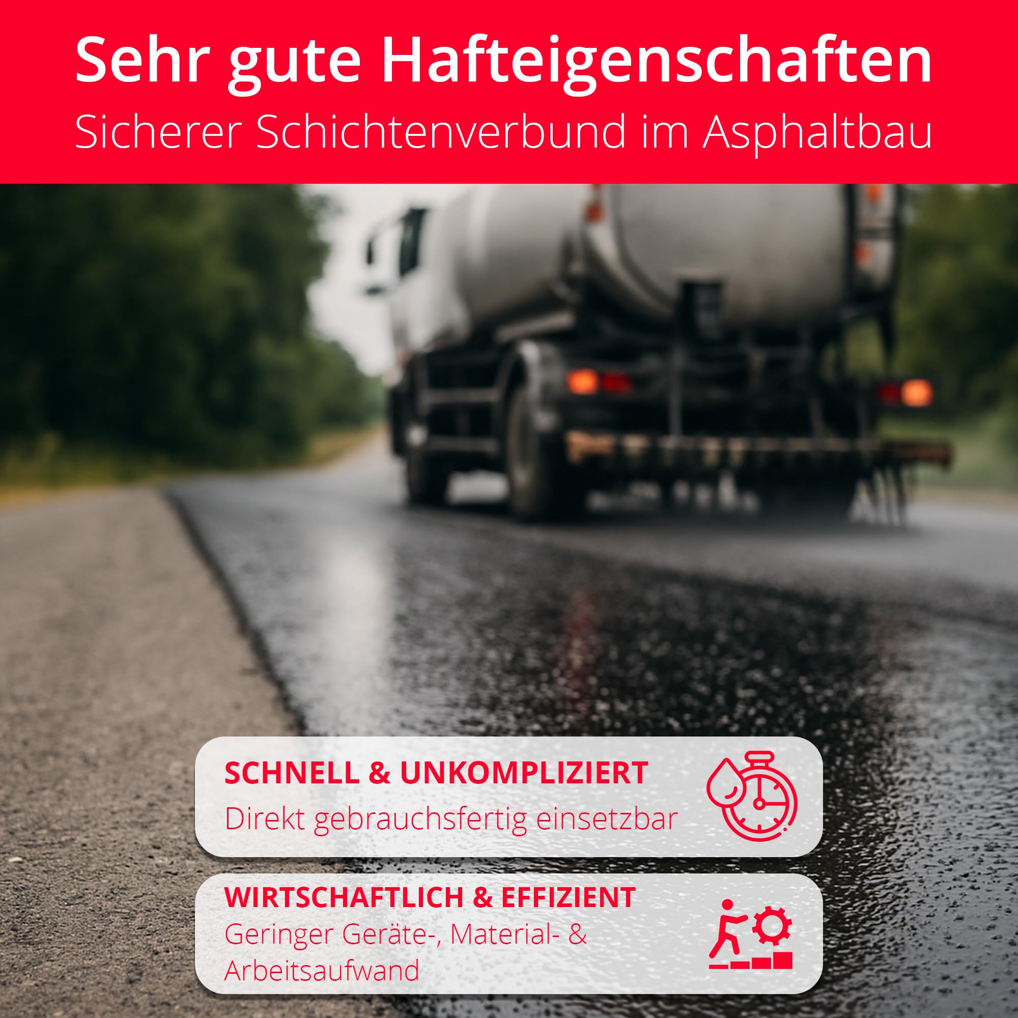 BORNIT Haftkleber R2 C40BF5-S, 25kg Bitumenemulsion für Asphaltflächen | hohe Haftkraft, schnelle Vorbehandlung, erstklassiger Schichtenverbund