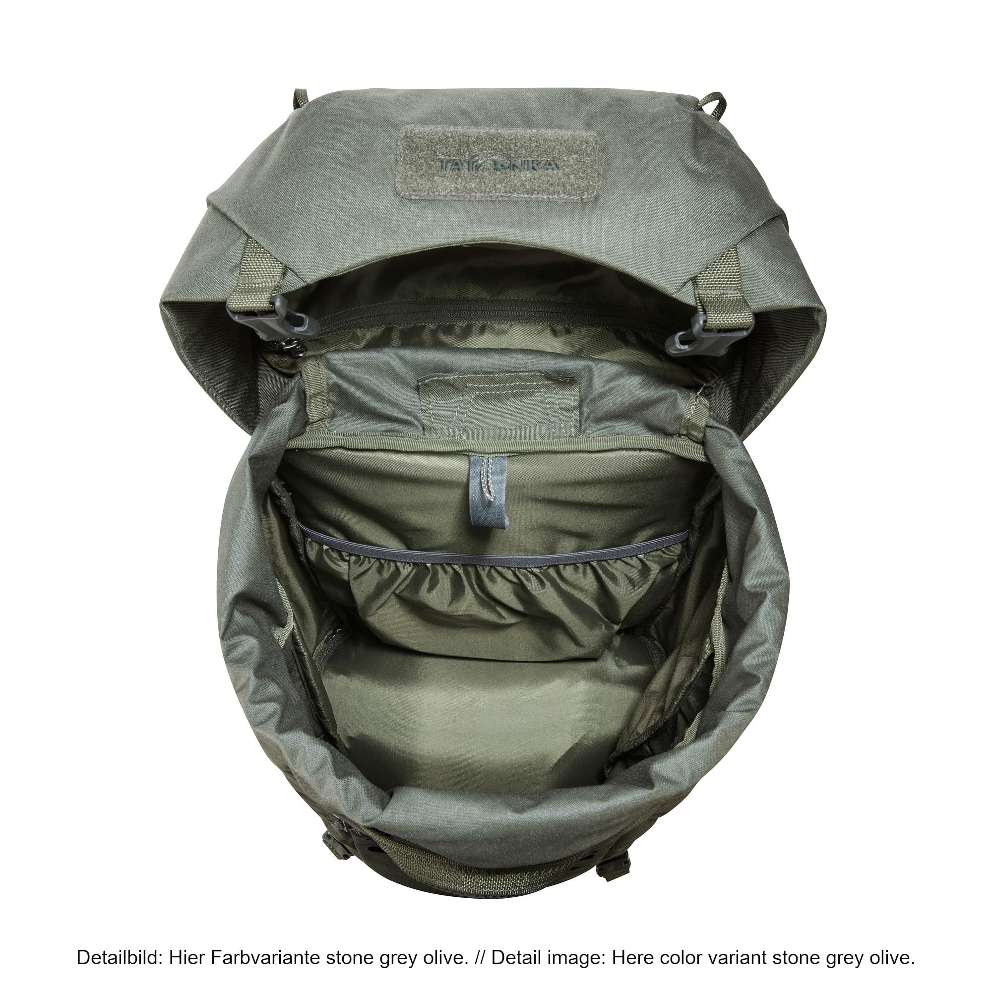 Tatonka Pyrox 40+10 Women BC - Bushcraft-Rucksack für Damen - Mit großer Frontöffnung, MOLLE-System, Bodenfach, Regenhülle und stufenlos einstellbarem Rückensystem - 50 Liter