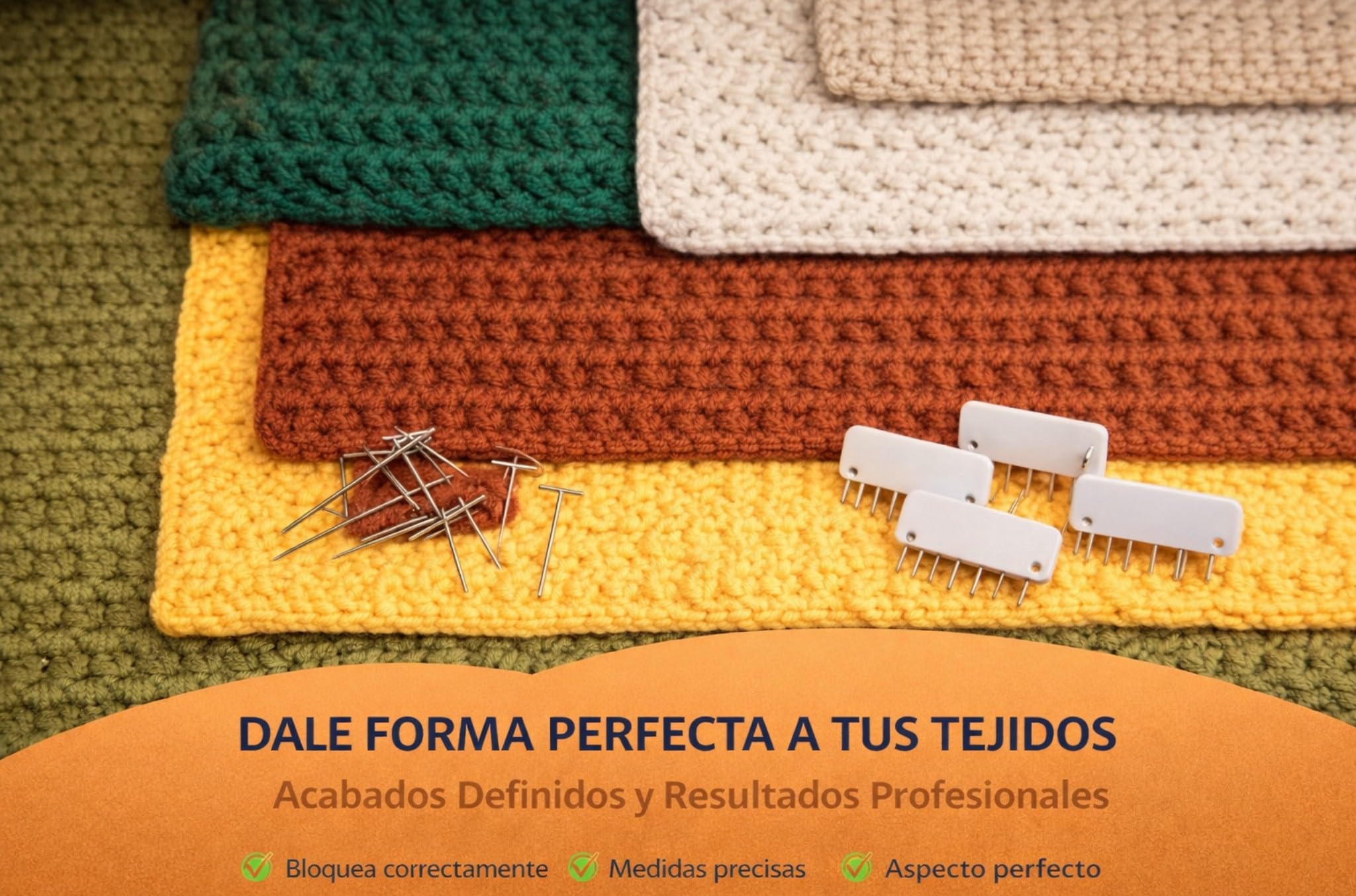 SusggO Pack 9 Tablero Bloqueo Ganchillo Crochet Espuma, 25 Peines Bloqueo,100 Pines T,Protector dedos,20 marcadores. Bloqueador Granny Crochet Bloqueo Granny Square