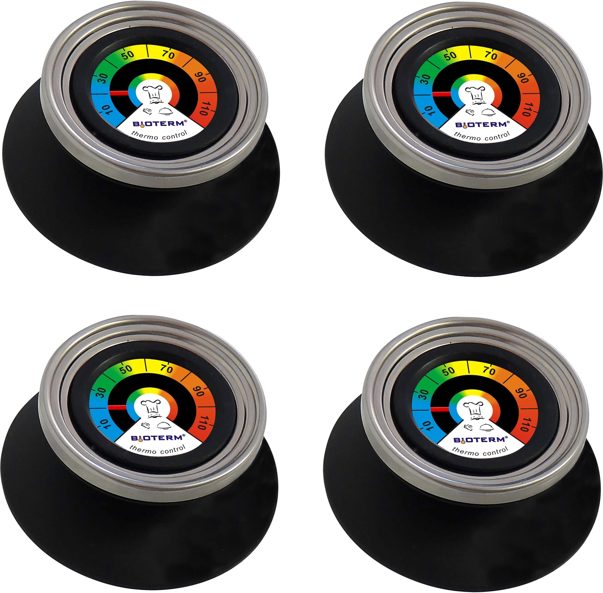 3x Topfdeckelgriff Mit Thermometer - Edelstahl Universal Ersatz