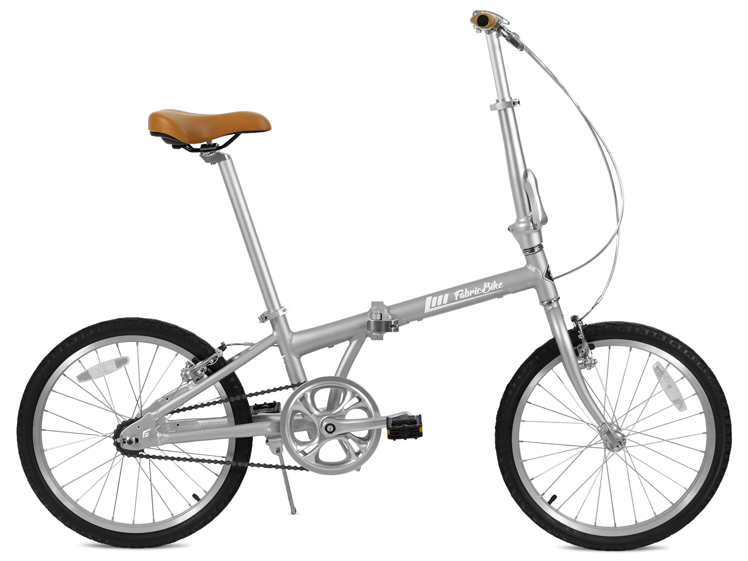 FabricBike Folding Bicycle Alloy Frame Single Speed 3 Colours