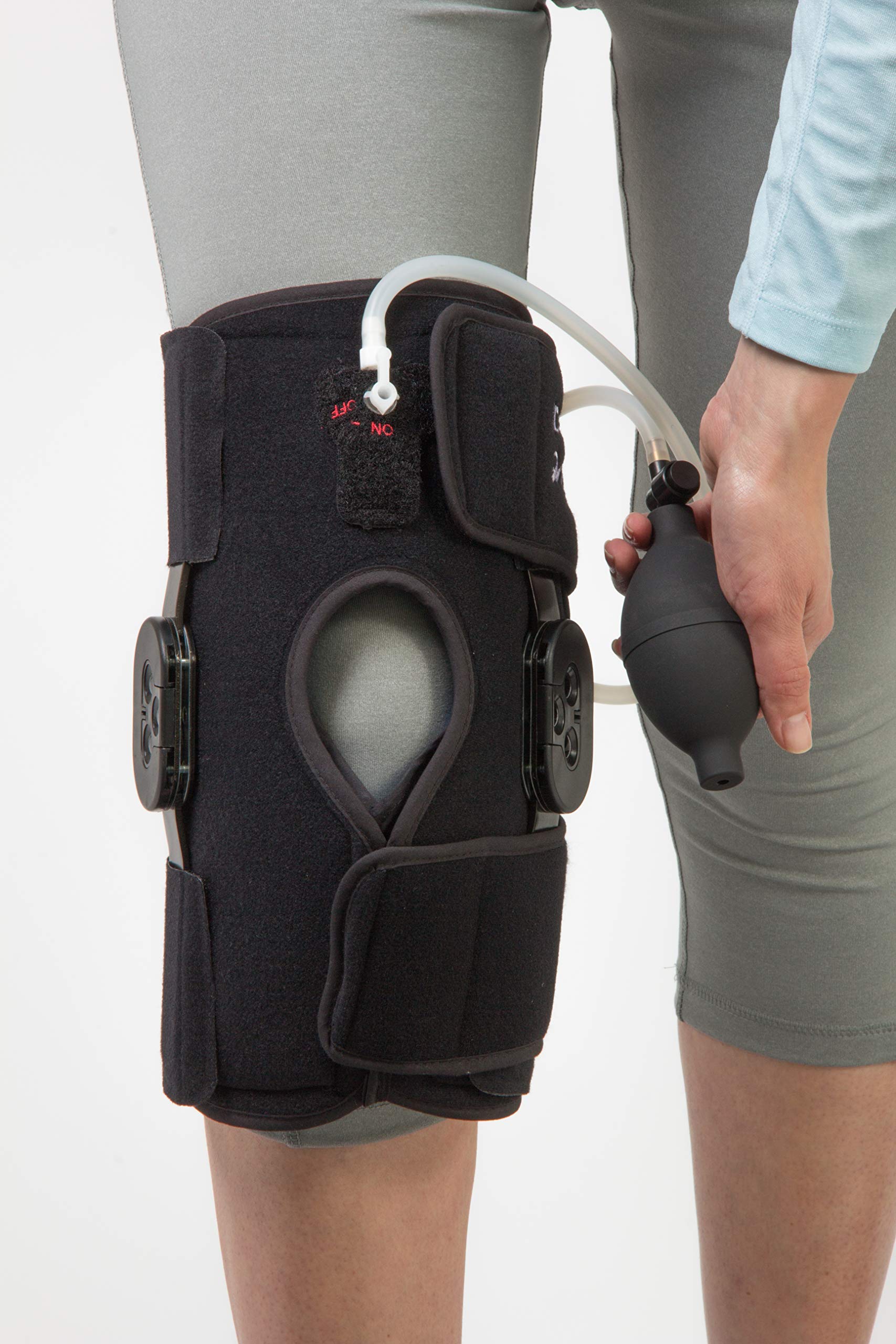 Rom Knee Compression System/Knee Orthosis w/ROM Hinges