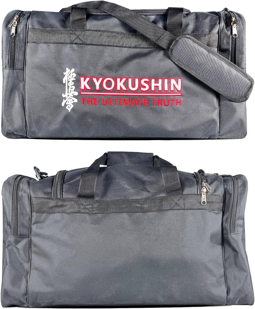 Gym Bag for Men and Women, Large Duffle Bag for Sports, Gym and Weekend Getaway, Waterproof Dufflebag with Shoe and Wet Clothes Compartments (Spartan Fighter)