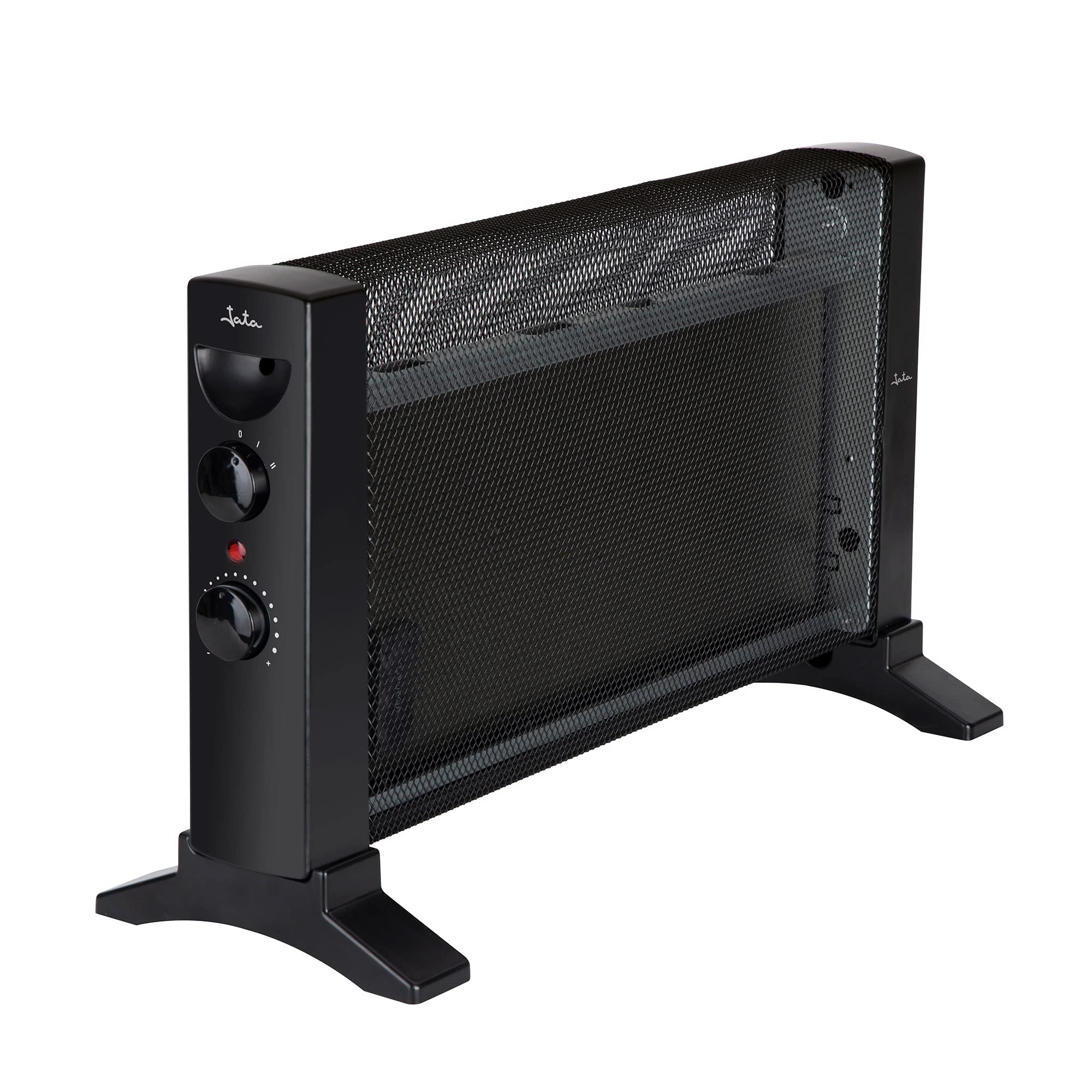 Jata JCRM2206 - Radiador de Mica con 2 Potencias de Calor (300-600 W) Termostato Regulable de Temperatura. Ahorro de Energía. Apto para uso en baño. Medidas: 53 x 20 x 31,5 cm