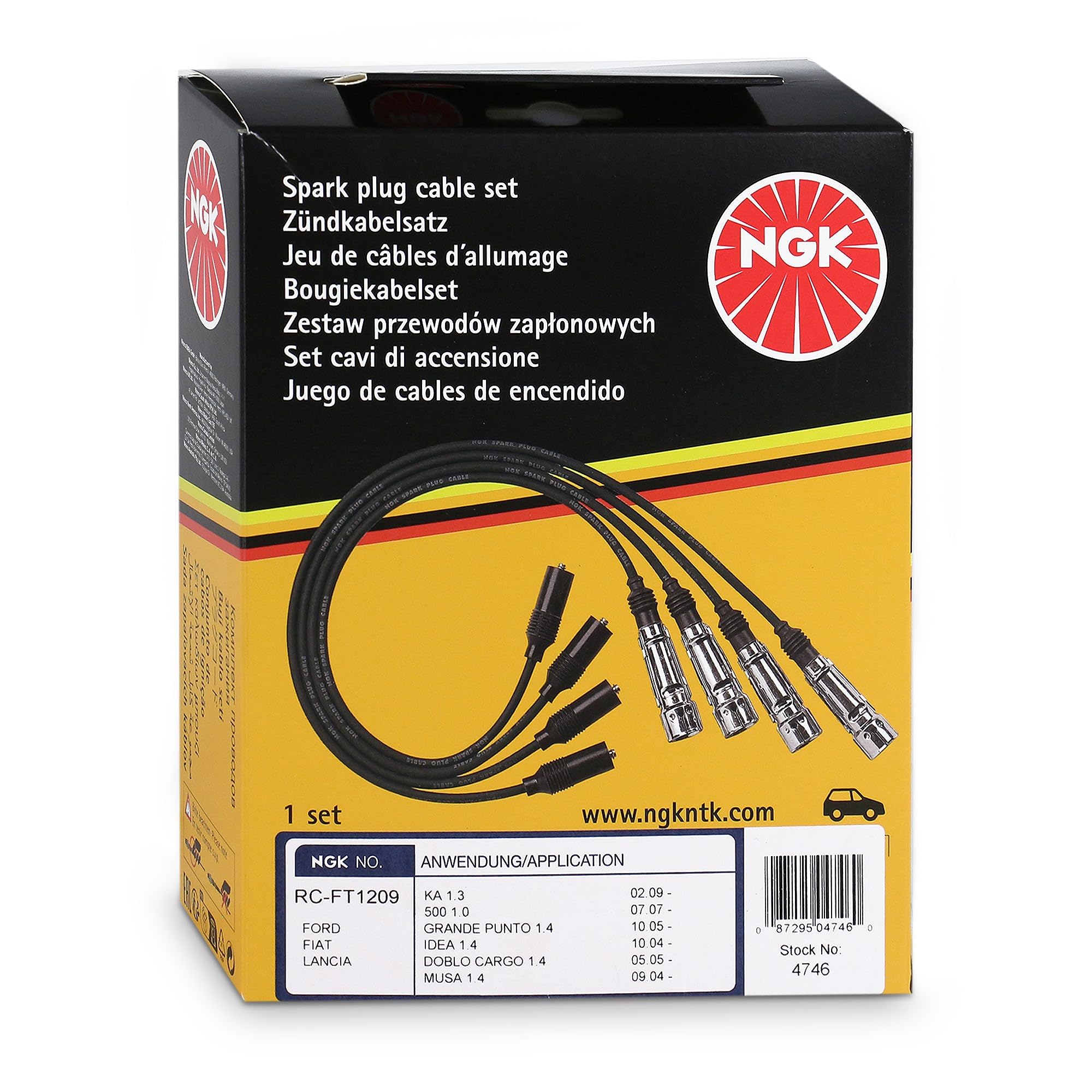 Faisceaux d'allumage NGK | RC-FT1209, 4746