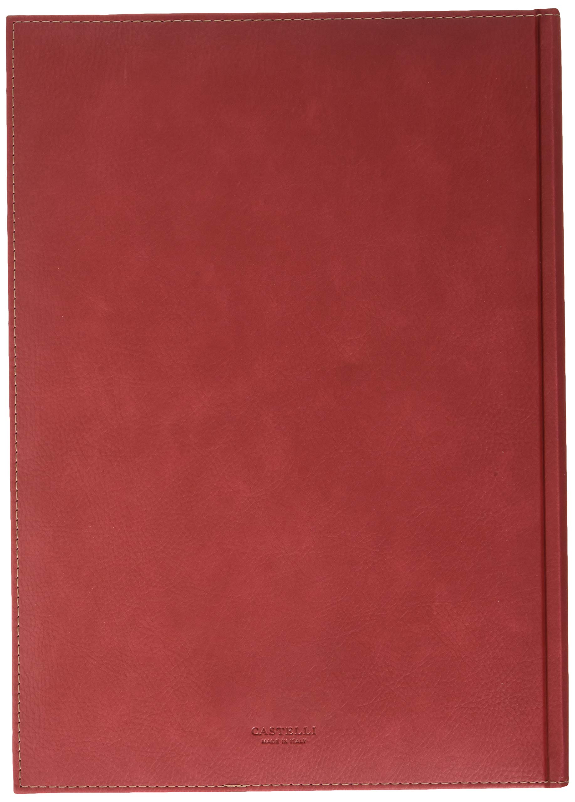 Castelli U07/24–391 Agenda de Réservation de Restaurant A4, Rouge.