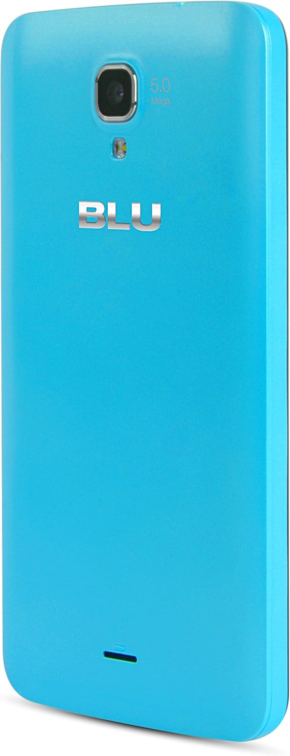 Blu Studio C Mini Quad Core, 4.7" IPS, Android 4.4 KK, 4G HSPA+, 5MP Camera - Unlocked Cell Phones -Blue