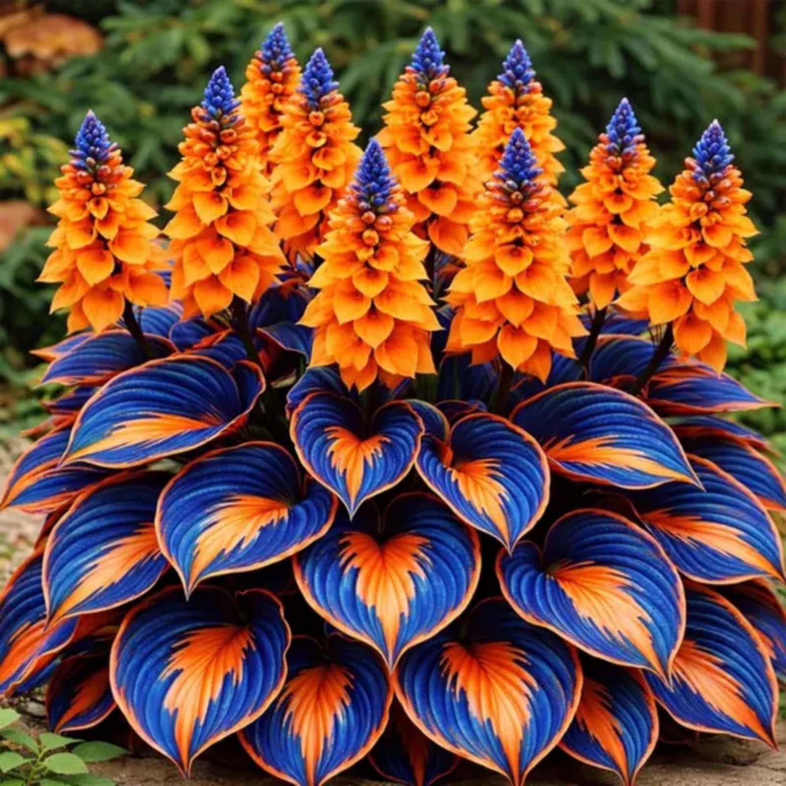 Hosta Bulbs for Planting, Excellent Display,Hosta Mix,Perennial Garden Patio & Pots Easy to Grow-10 Bulbs-J