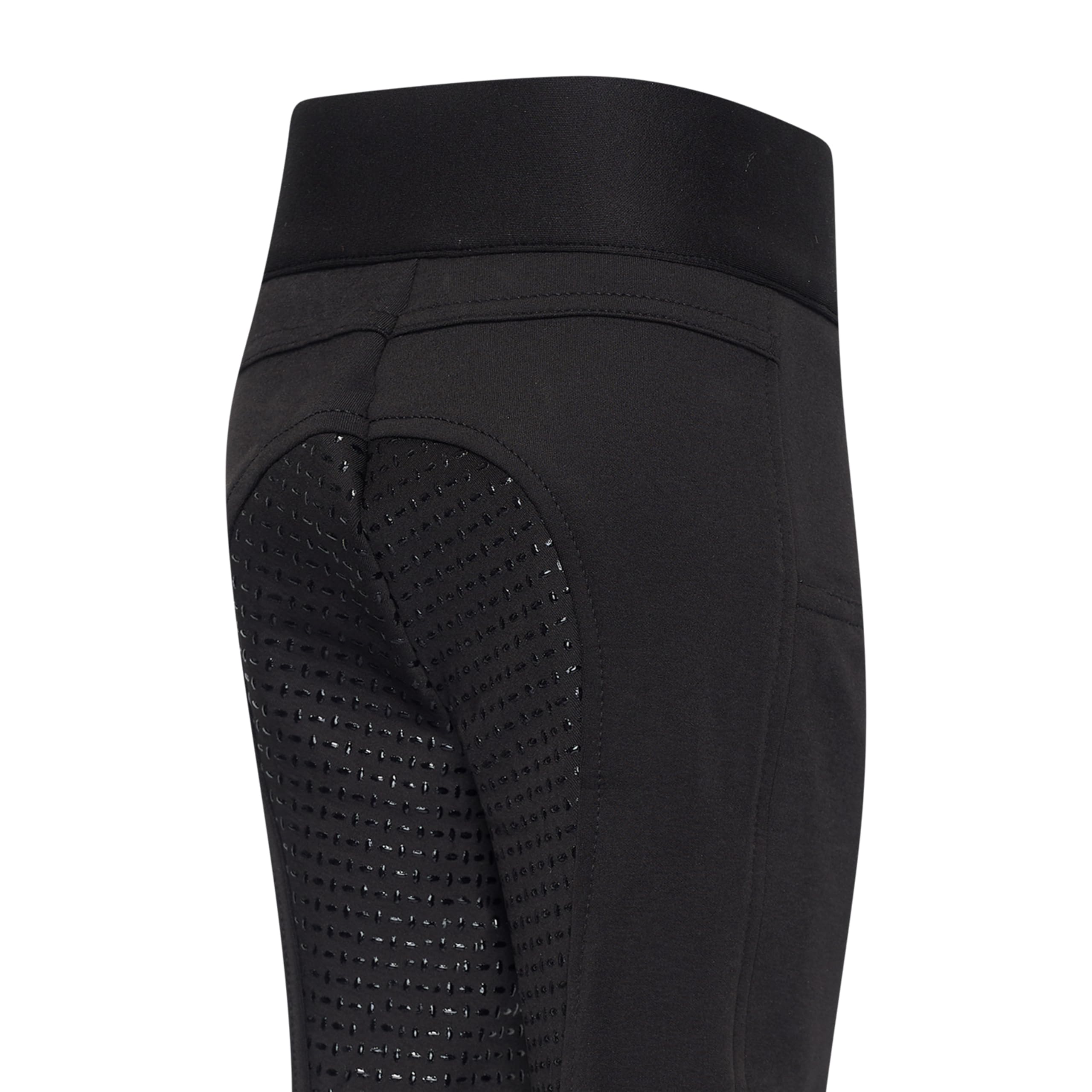 Imperial Riding Legginsy do jazdy konnej Tessy Light, legginsy dla dzieci, elastyczne spodnie z wysokim stanem, dwie boczne kieszenie na telefon komórkowy, bryczesy z silikonowym obszyciem kolan