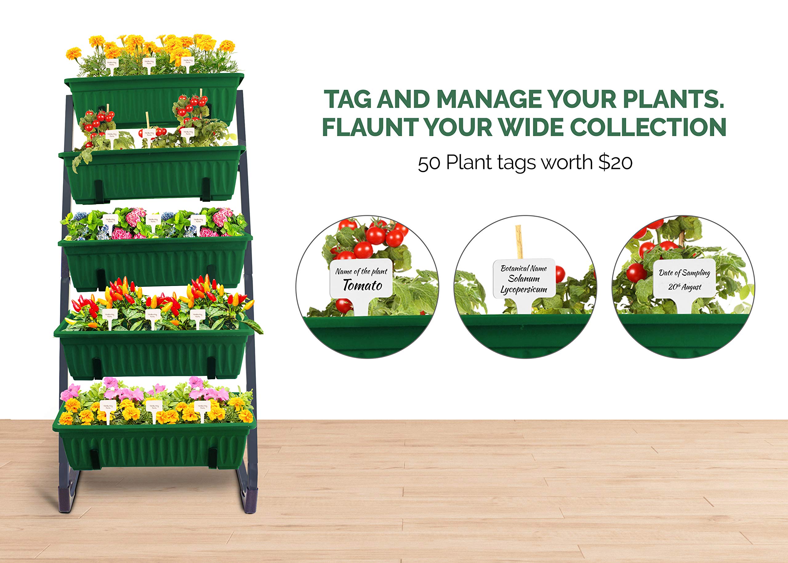 Vertical Garden Planter Vertical Raised Garden Bed 5 Tiered Planters