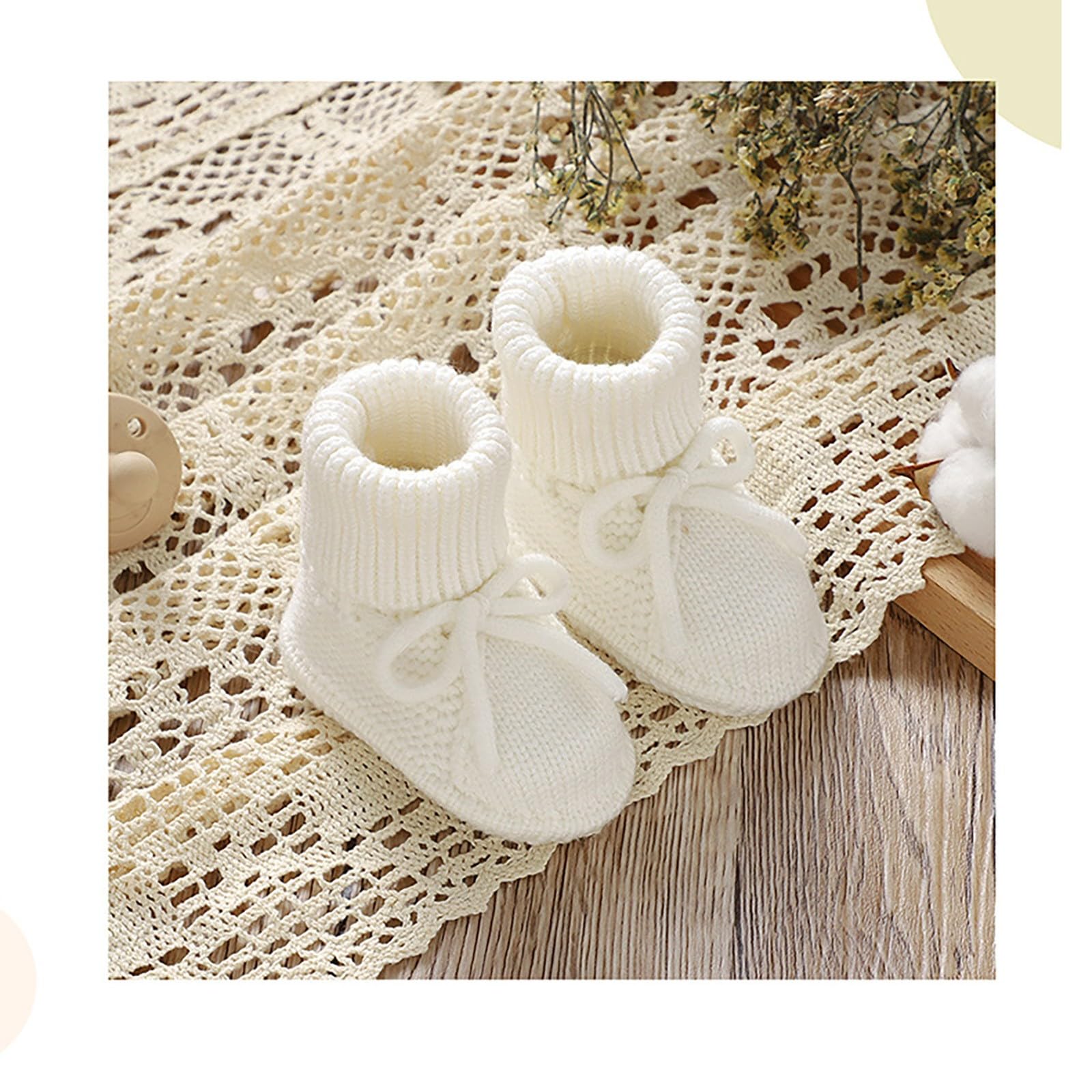 Bambini-Pink Preemie Booties