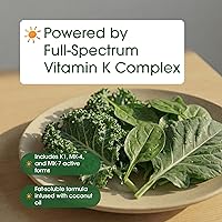 Vista 6 de NatureBell Complejo de vitamina K - 300 cápsulas blandas - Ofrece 2,600 mcg de vitamina K - Suplemento de apoyo para la salud ósea y cardíaca