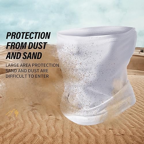 Miniatura 7 de Polaina para el cuello con protección solar y contra el polvo, transpirable, elástica, para el verano, ciclismo, senderismo, pesca