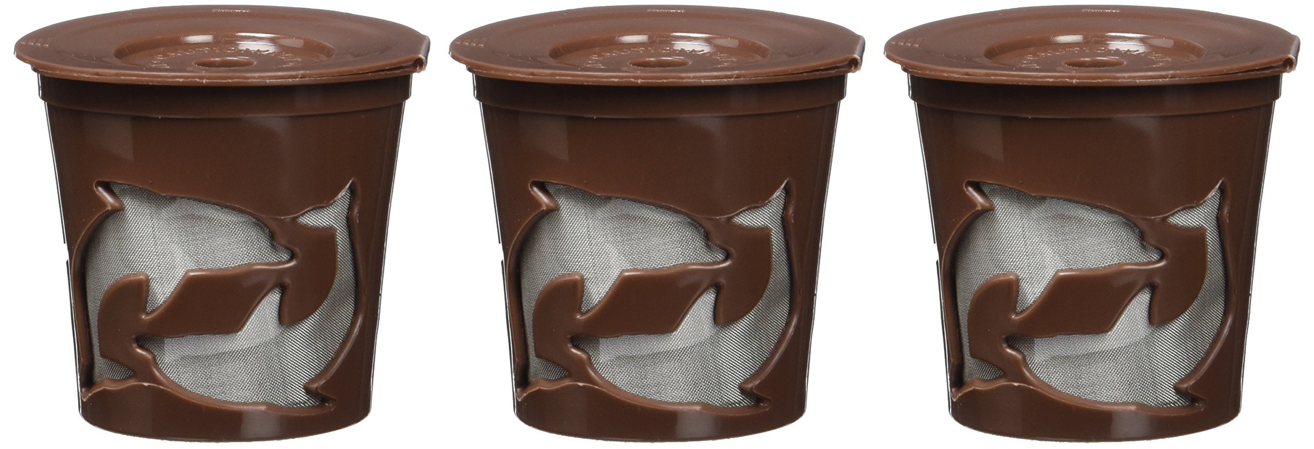 Reusable Refillable K-Cup Coffee Filter for All Keurig Single Cup Brewers Tea K-Cup Pods, 3 Piece