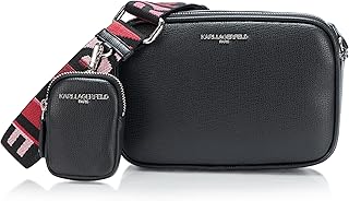 KARL LAGERFELD womens Maybelle Solid Crossbody With Small Pouch
