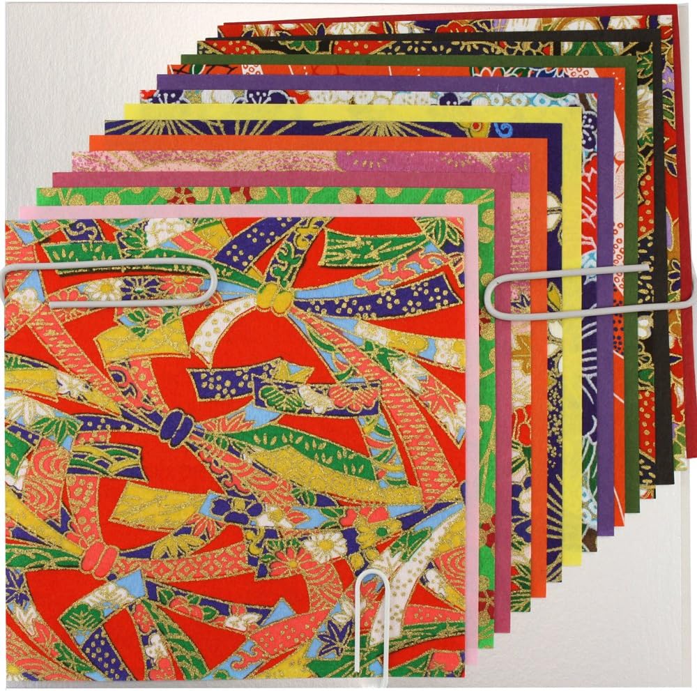 Yuzen Origami Paper - Washi Chiyogami Designs Assortment