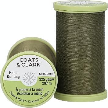 Coats Thread & Zippers Dual Duty Plus Hand Quilting Thread, 325-Yard, Bronze Green