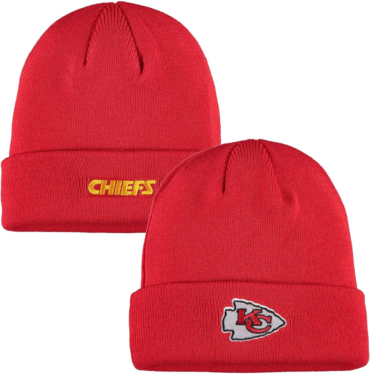 NFL Kids Youth 8-20 Officially Licensed Sideline Sport Knit Cold Weather Cuffed Beanie Hat
