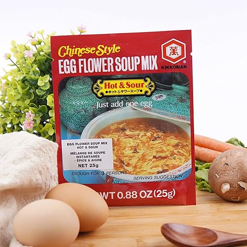 Miniatura 6 de Kikkoman Sopa Huevo Flor Caliente y Agria