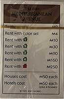 Vista 1 de Hasbro Monopoly Card Pack (Deeds/Titles, Chance, Community Chest) - New Monopoly Currency Symbol