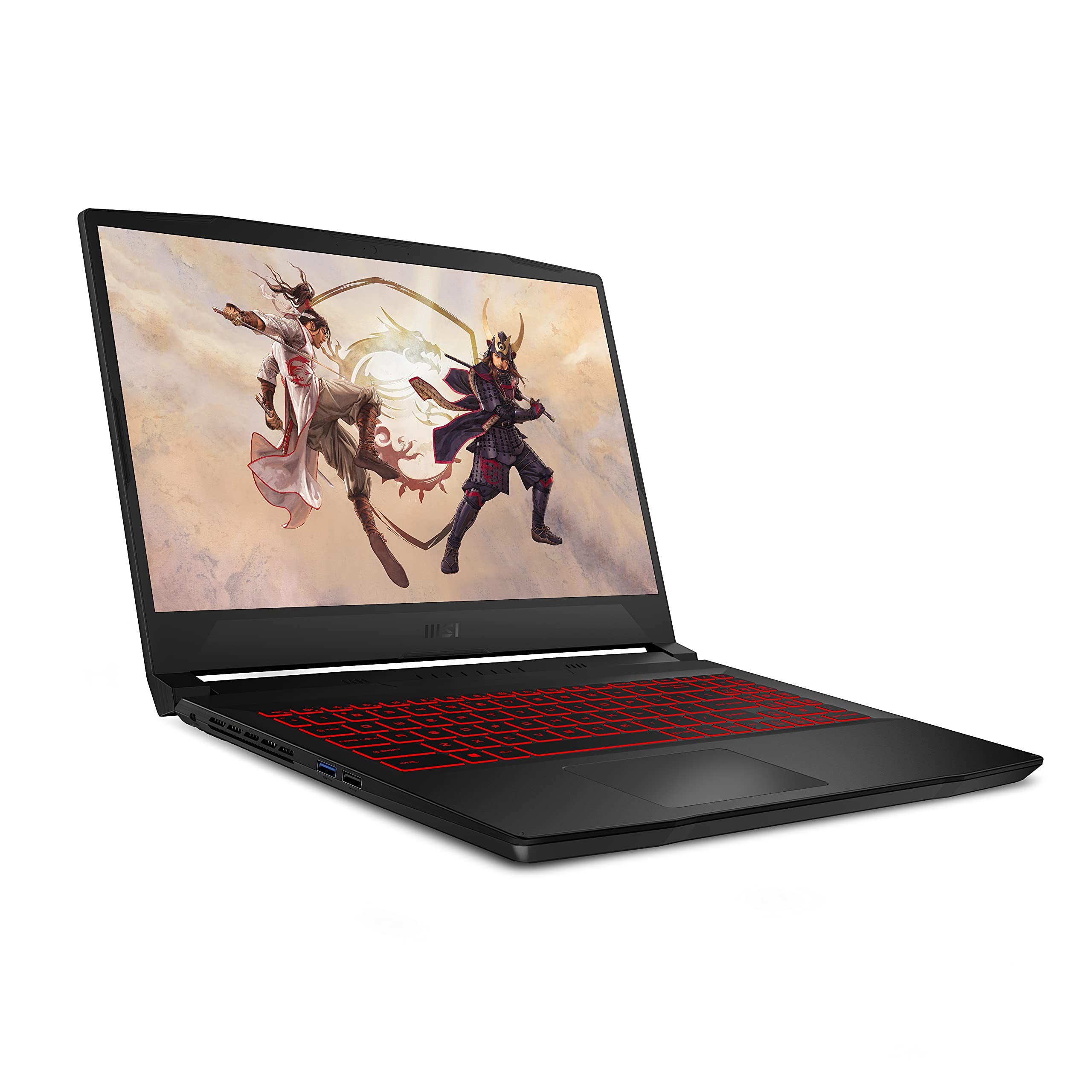 MSI, GF66 Katana 11UD-805NL (Gaming Laptop, 15.6" FHD 144Hz Thin bazel/i7-11800H / 8GB / 512GB SSD/RTX 3050 Ti 4GB GDDR6 / W10) QWERTY Holandés Teclado, Negro