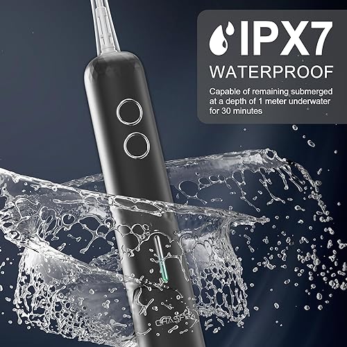 Miniatura 6 de Cepillo de dientes eléctrico oscilación y vibración de ondas Cepillo dental sónico para adultos, técnica de cepillado BASS, cepillos de dientes