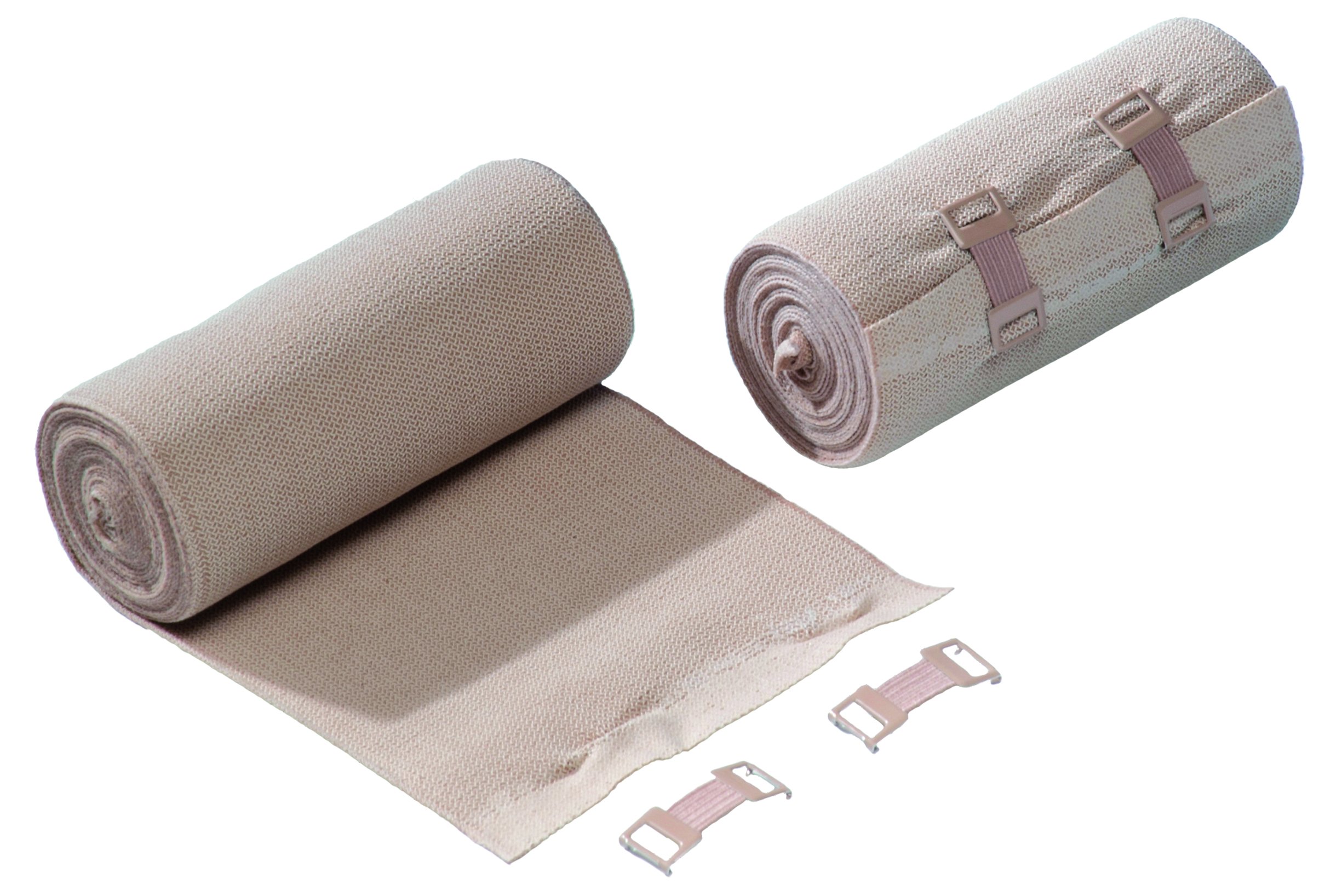 Meditrade 1737 Abe-Extra - Benda elastica a compressione per sostegno particolarmente forte, 5 m di lunghezza x 10 cm di larghezza, 10 pezzi, colore pelle
