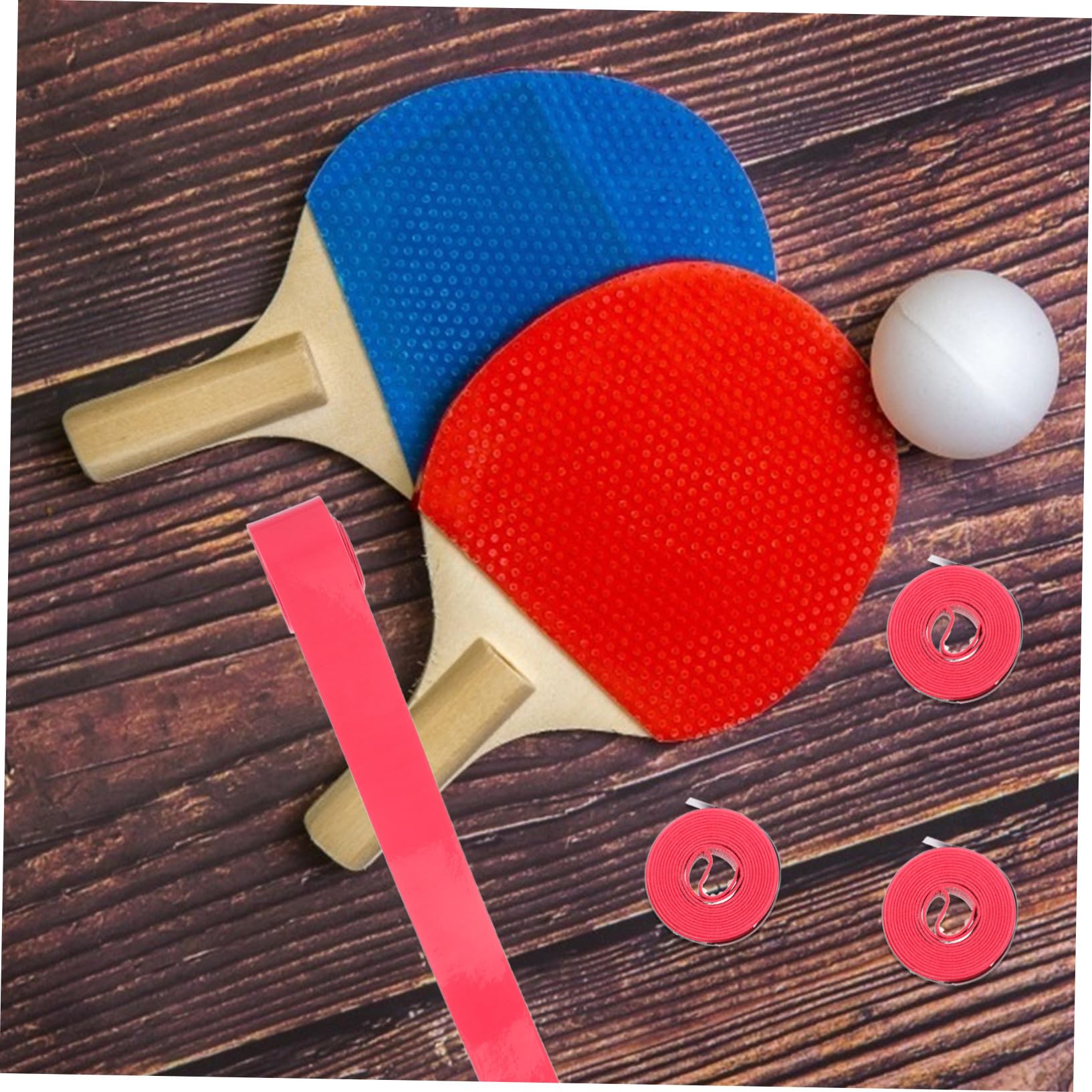Gatuida Cintas Antideslizantes para Raquetas de Tenis y Bádminton Absorbentes de Sudor, 60 Piezas de PU Rojo para Prolongar la Vida Útil y Mejorar el Agarre
