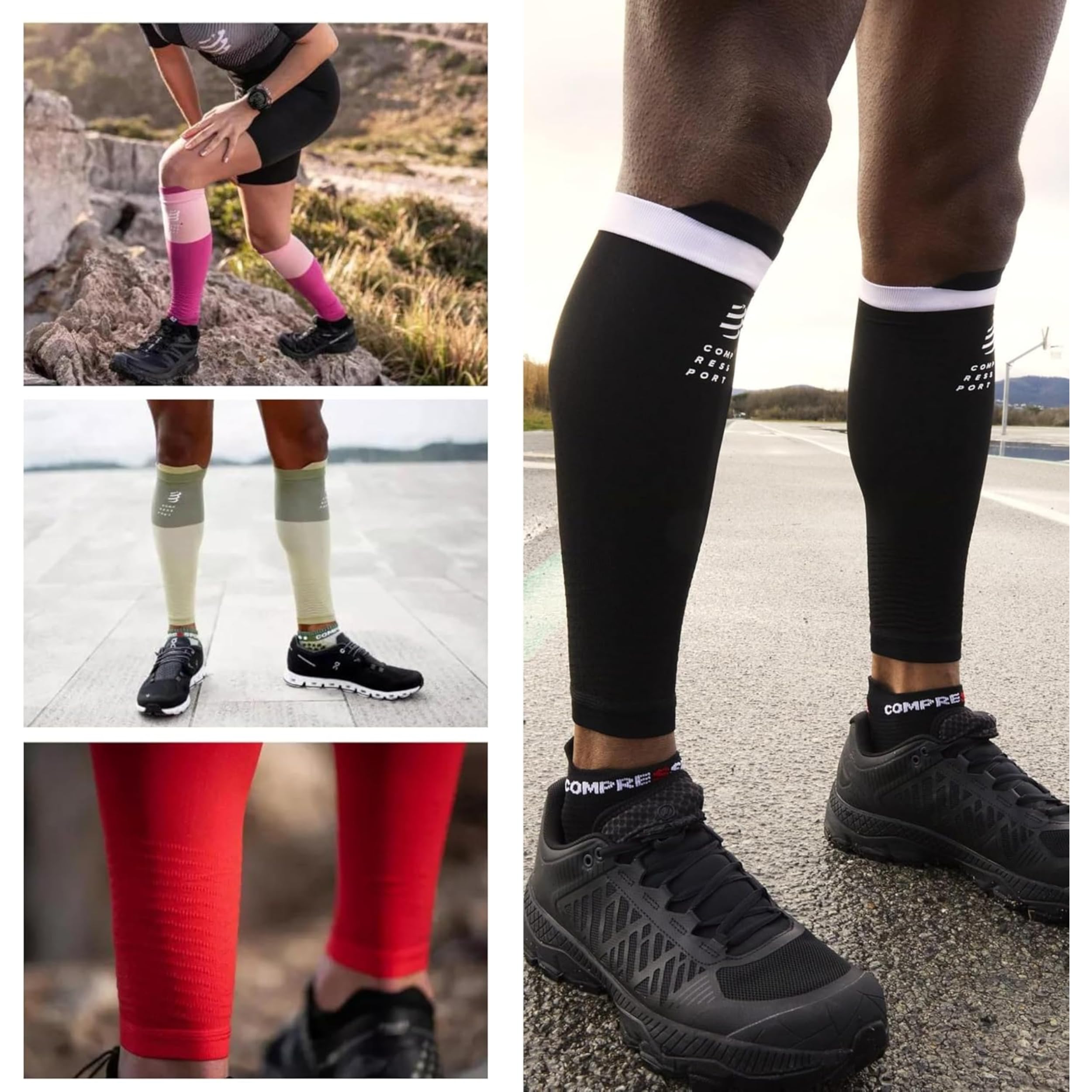 Compressport Manchon de Compression Mollets – R2V2 - Protection Musculaire, Performances et Récupération pour le Sport – Ultraléger et Antifatigue – Running, Cyclisme, Trail et Triathlon - 3