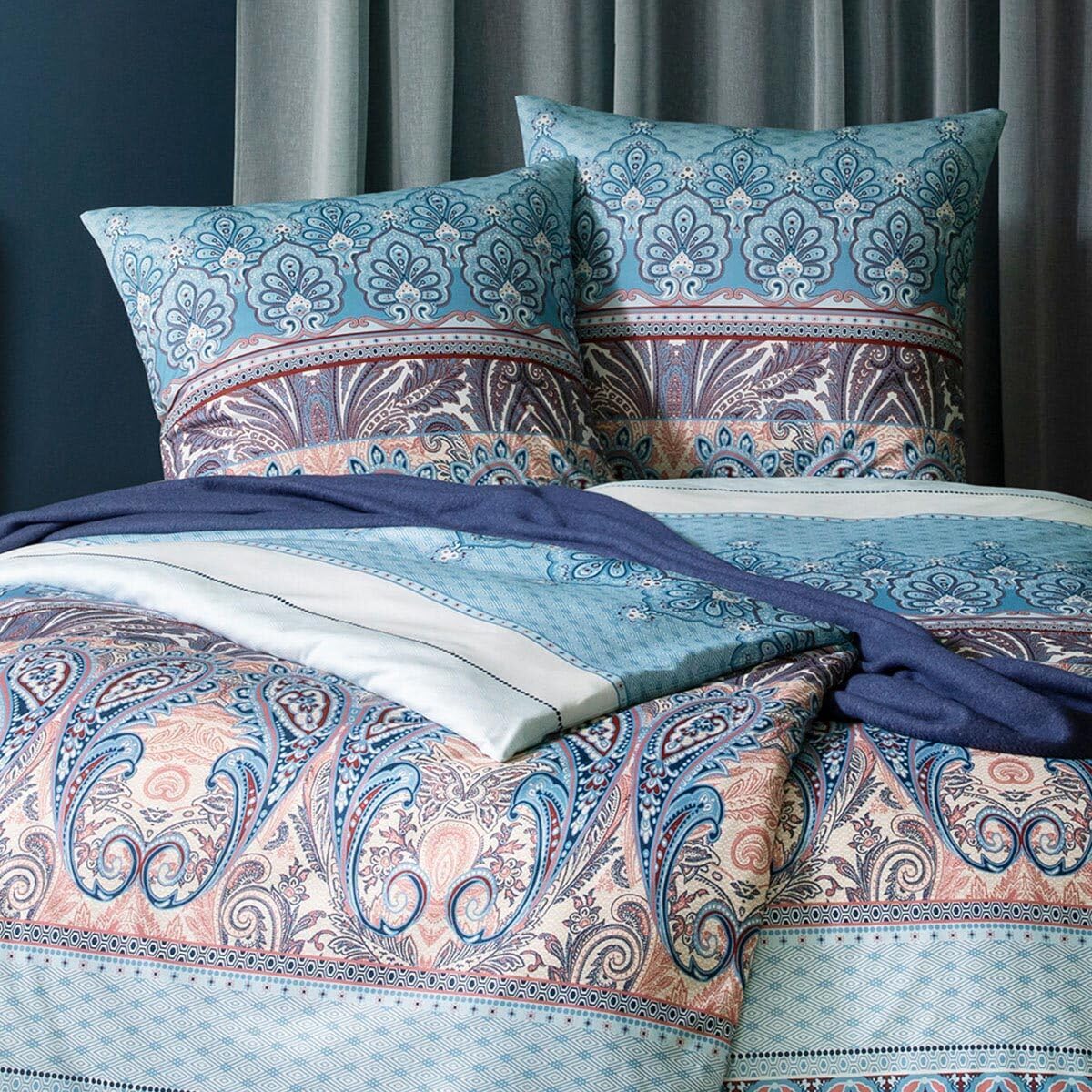 ESTELLA Mako Interlock Jersey Bettwäsche Carmen bleu