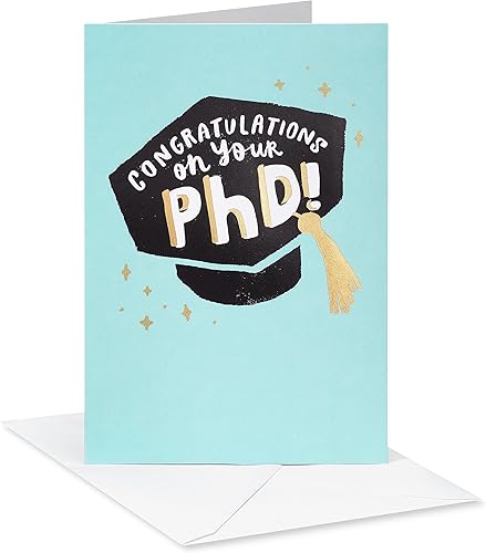 American Greetings Tarjeta de graduación de doctorado (Keep Being Amazing, Doctor)