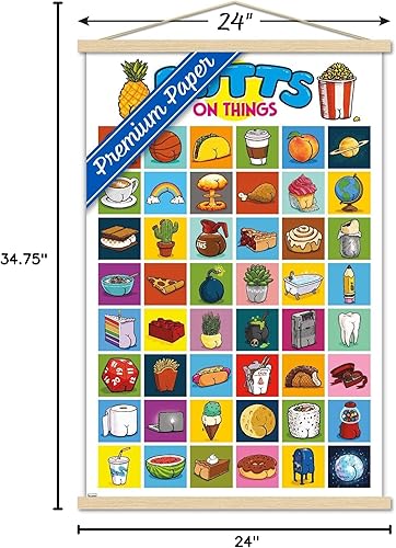 Miniatura 7 de Trends International Brian Cook Butts on Things - Collage Wall Poster with Magnetic Frame