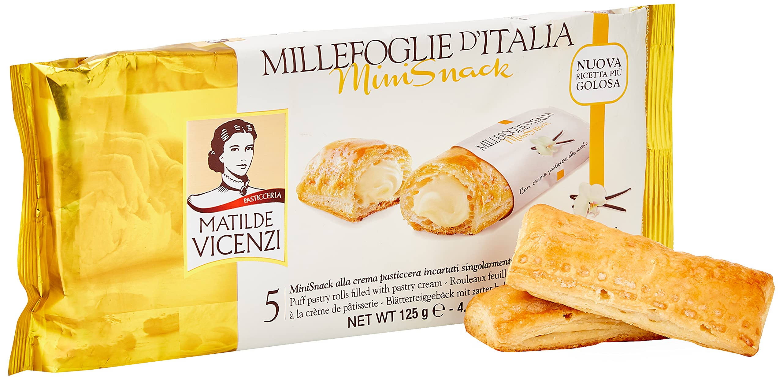Matilde Vicenzi Millefoglie D Italia Minisnack Pasticcera 125g Buy Online In Mongolia At Desertcart 54013633