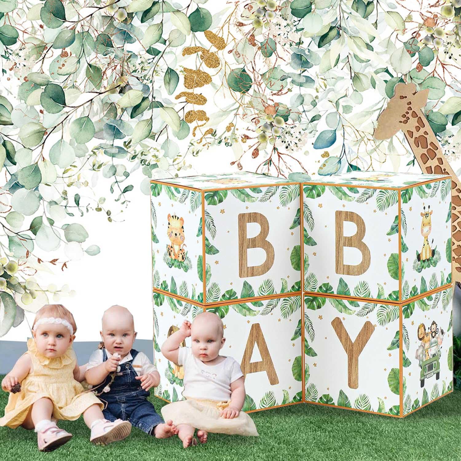 Fotohintergrund Gold & Grün Eukalyptus – 2,1x1,5 M, Vinyl, Für Hochzeit, Babyparty, Geburtstag, Studio