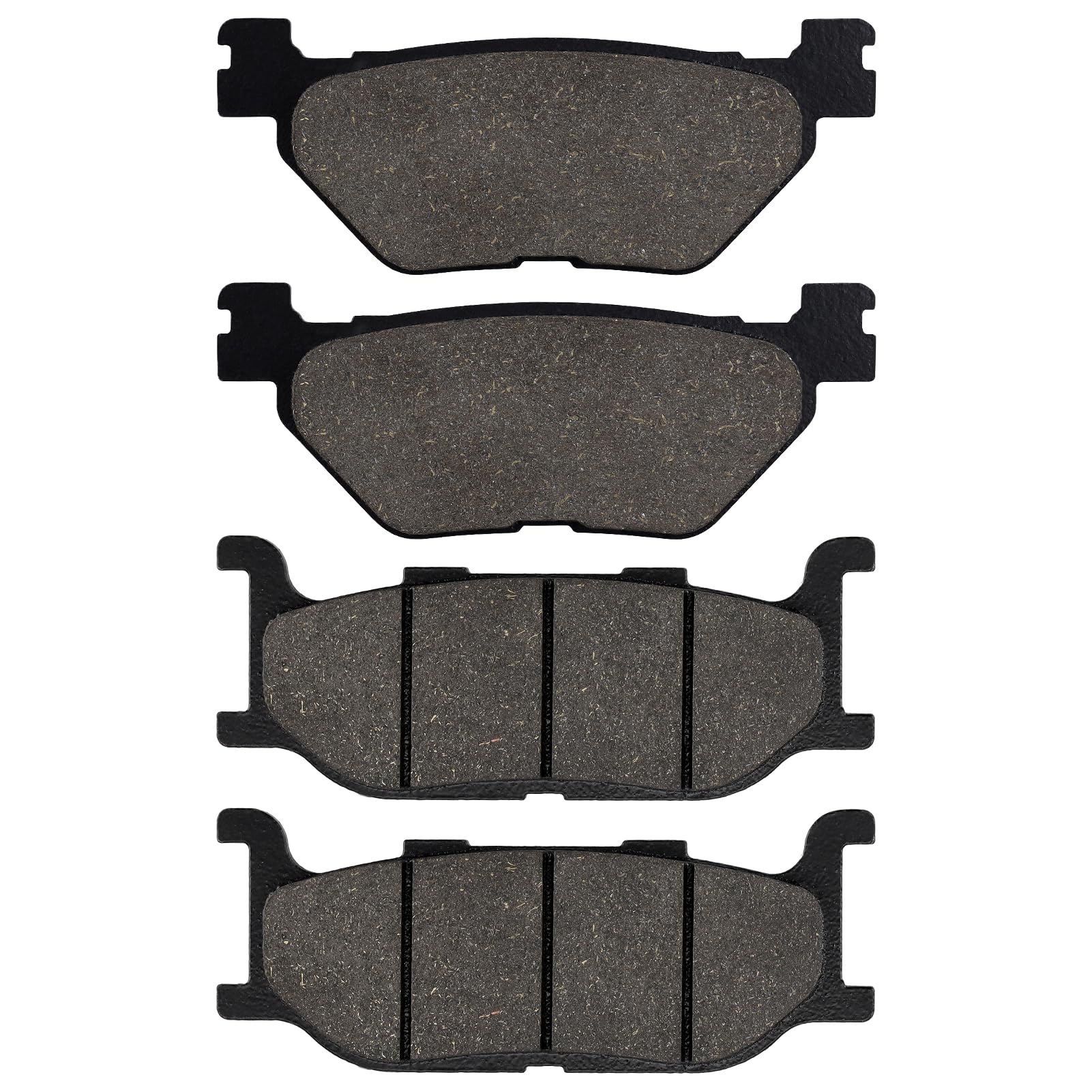 Cyleto Front and Rear Brake Pads for YAMAHA XVS950 V-Star 950 Tour 2009-2014 / XVS950A Midnight Star 2009-2013 / XVS950R XVS 950 Bolt 2014 2015 2016