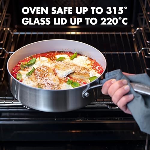 Miniatura 8 de GreenPan Venice Pro juego de ollas de cerámica antiadherente, 10 piezas