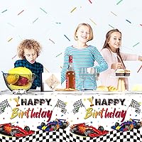 Vista 6 de Tudomro Mantel para auto, 3 unidades, rectangular, desechable, de plástico, 54 x 108 pulgadas, resistente a las manchas, impermeable, para niños