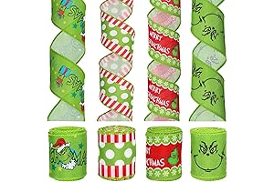 The Grinch Wired Edge Ribbon: A Festive Touch for Your Holiday Decor