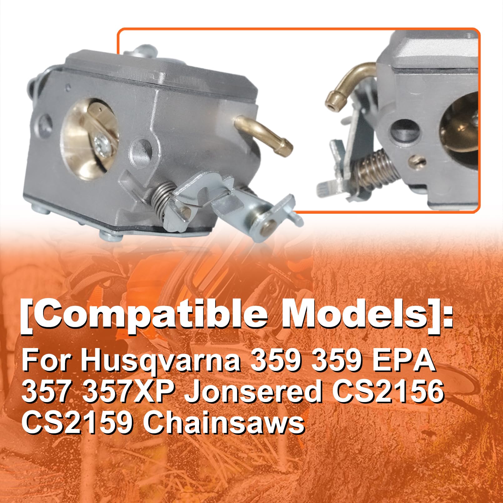 Vilebrequin Complet Compatible Husqvarna 357 359 - Jonsered 2156 2159 Avec Joints Et Roulements