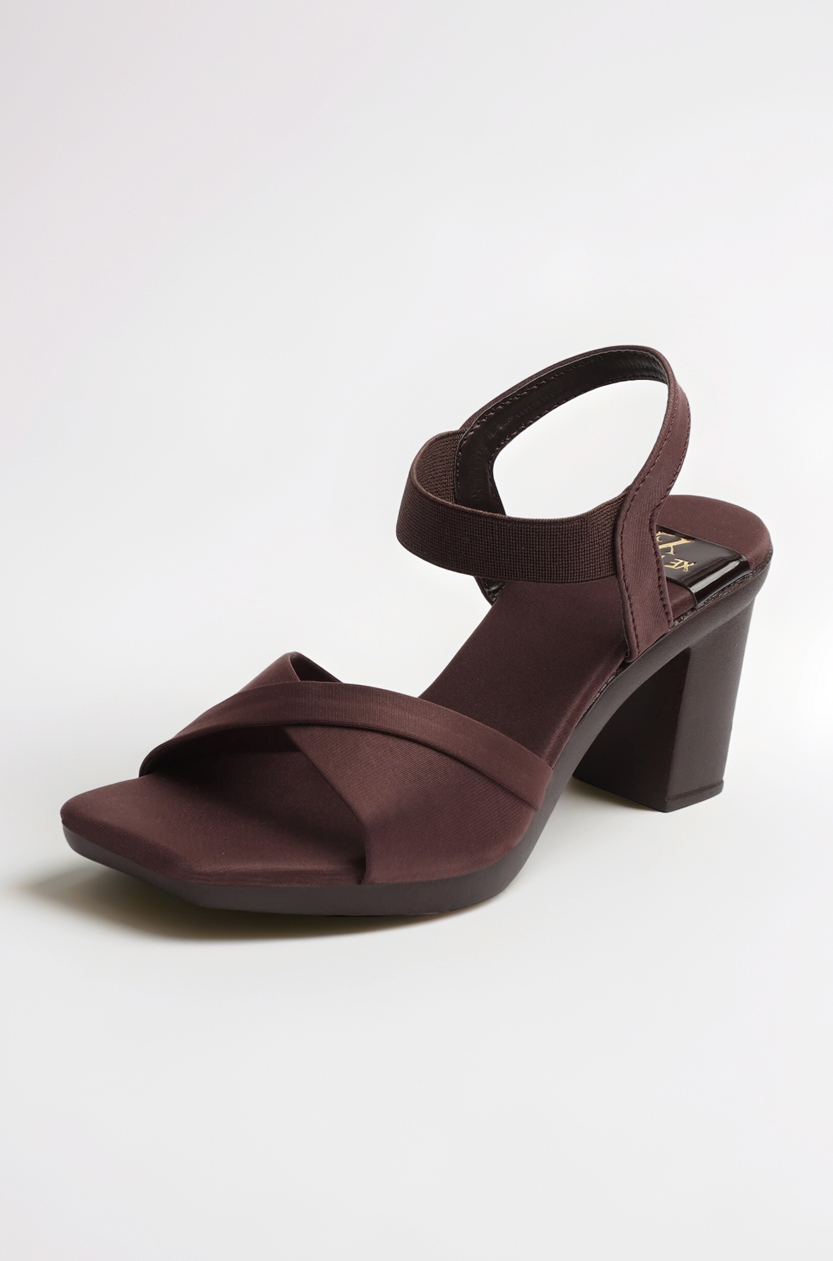 - Women's Elegant Heels | Block Heel Sandals with Stretchable Straps | Lightweight & Durable | Comfortable Cushioned Sole Heels For Girls & Women