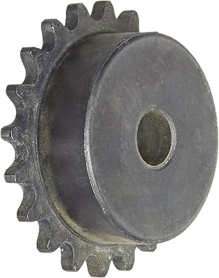 Martin Roller Chain Sprocket, Reboreable, Type B Hub, Single Strand, 35 Chain Size, 0.375