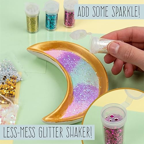 Miniatura 4 de STMT D.I.Y. Kit de platos de resina para joyas, artesanía creativa para principiantes, crea tu propia bandeja para baratijas, gran actividad de fin