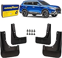 Vista 11 de Aletas antibarro Goodyear para Honda CR-V 2017-2022, par, termoplástico resistente, ajuste personalizado, fácil de instalar, durabilidad