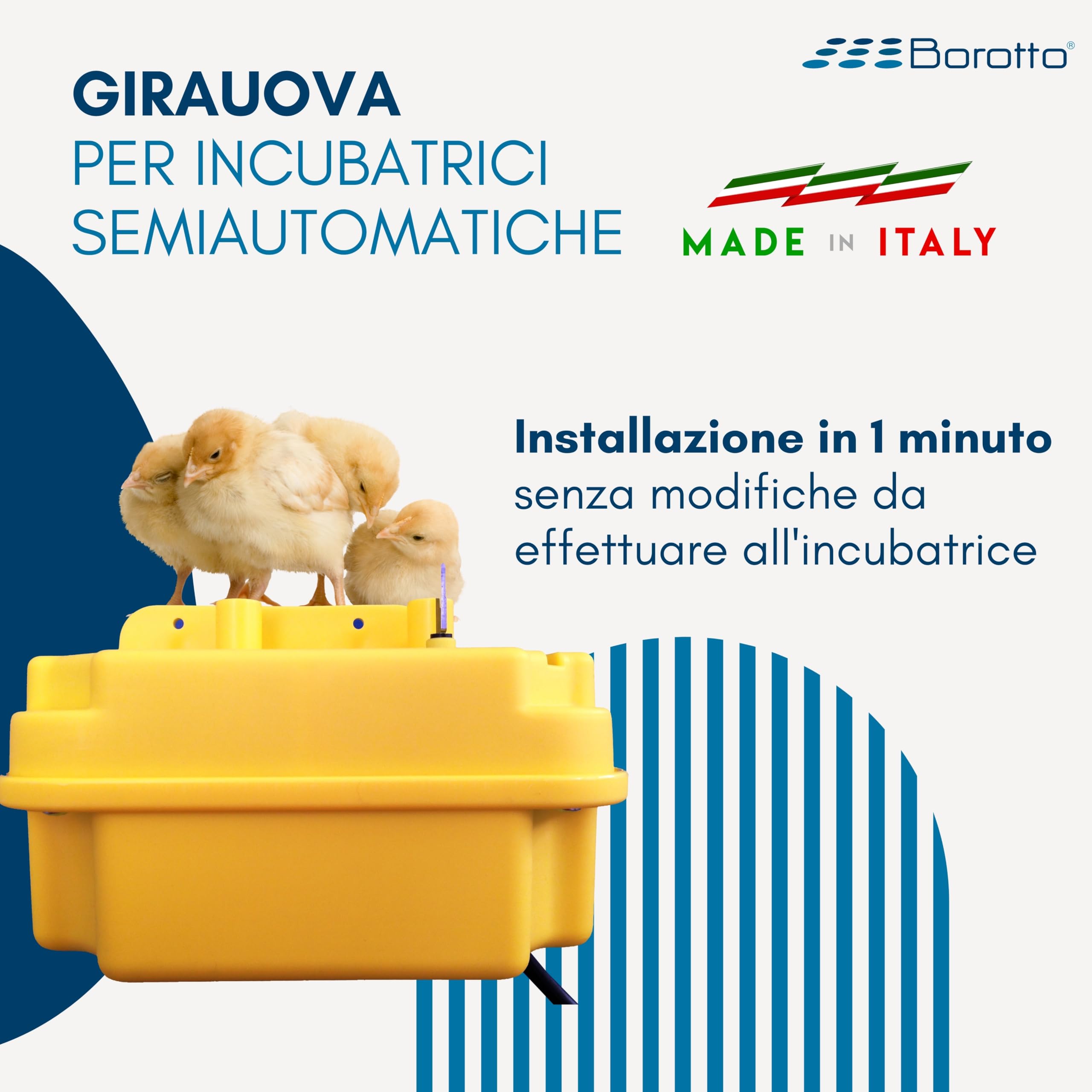 Gira Uova Real Borotto | Made in Italy