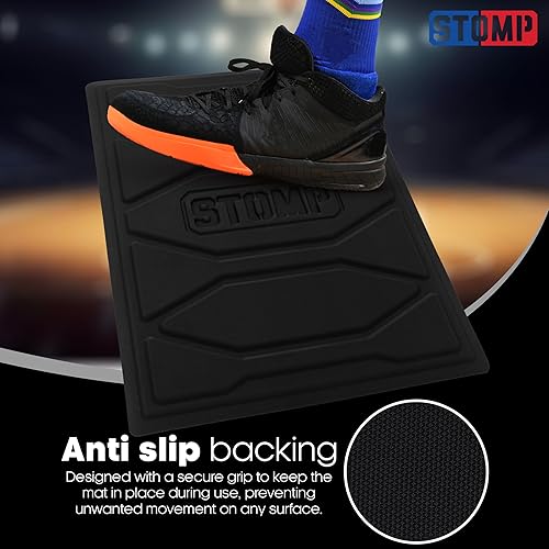Miniatura 7 de STOMP Athletics Mini alfombrilla de tracción reutilizable para zapatos de voleibol y baloncesto - Alternativa para alfombrillas adhesivas de