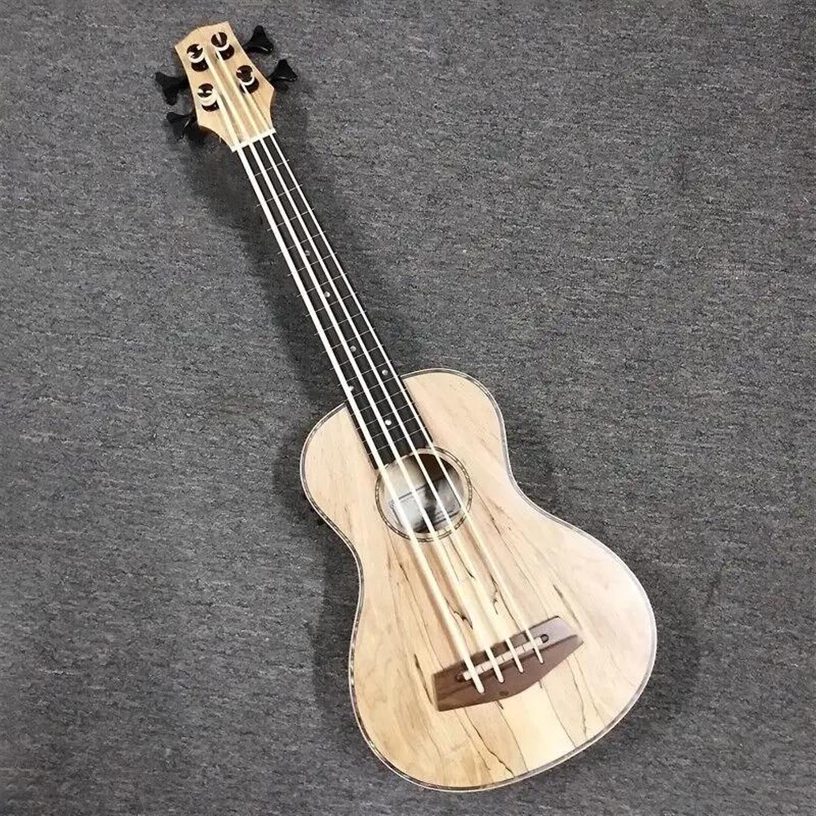 Strumento A Corda Per Chitarra Ukelele Per Basso Elettrico Da 30 Pollici A 16 Tasti, Tutto Laminato In Acero Spalted Ukulele per Principianti