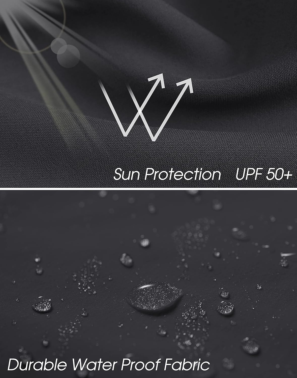 Pudolla Men's Hiking Cargo Shorts Quick Dry Outdoor Travel Shorts for Men with Multi Pocket for Fishing Camping Casual